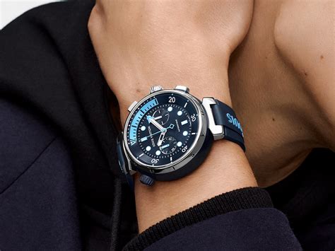 chrono louis vuitton|Tambour Street Diver Chronograph, automatic, 46mm, steel.